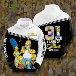 The Simpsons Movie Character Anniversary 31 Years 3D Hoodie For Men For Women