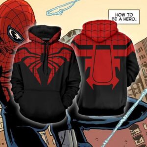 The Superior Spider-Man Cosplay 3D Hoodie All Over Print Hoodie459 - c606cea42639