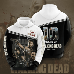 The Walking Dead Movie Character Anniversary 10 Years 3D Hoodie For Men For Women All Over Printed Hoodie Shirt 2020 - 28745942055c