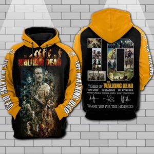 The Walking Dead Years Of 2010 2020 Pullover And Zip Pered Hoodies Custom 3D Graphic Printed 3D Hoodie All Over Print Hoodie For Men For Womenhoodie - af1d6eb3d503