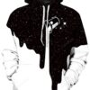 The starry sky paint cat 3D 3D Hoodie For Men Women All Over 3D Printed Hoodies - f6e69363d2b6