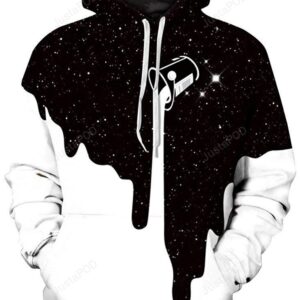 The starry sky paint cat 3D 3D Hoodie For Men Women All Over 3D Printed Hoodies - f6e69363d2b6