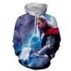 Thor 3D Hoodie For Men Women All Over 3D Printed Hoodies ï¿½ 3D Printed 3D Hoodie For Men Women All Over 3D Printed Hoodie ï¿½ Angry Thor With Mjonir - 0abb92123475
