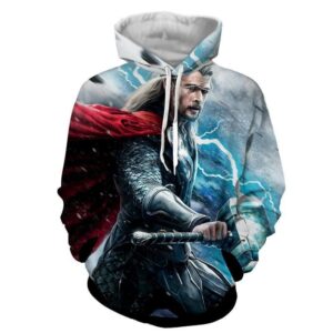 Thor 3D Hoodie For Men Women All Over 3D Printed Hoodies ï¿½ 3D Printed 3D Hoodie For Men Women All Over 3D Printed Hoodie ï¿½ Thor Electric Mjolnir - 98a444ebbf8d