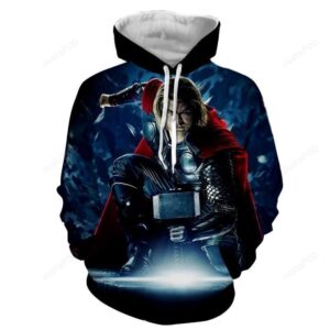 Thor 3D Hoodie For Men Women All Over 3D Printed Hoodies ï¿½ 3D Printed 3D Hoodie For Men Women All Over 3D Printed Hoodie ï¿½ Thor in Action - cd28456afe9c
