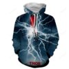Thor 3D Hoodie For Men Women All Over 3D Printed Hoodies � 3D Printed 3D Hoodie For Men Women All Over 3D Printed Hoodie � Thor Electric Attack - a122208a091a