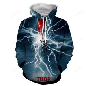 Thor 3D Hoodie For Men Women All Over 3D Printed Hoodies ï¿½ 3D Printed 3D Hoodie For Men Women All Over 3D Printed Hoodie ï¿½ Thor Electric Attack - a122208a091a