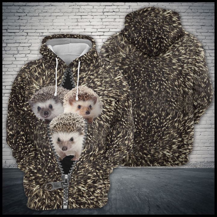 Three Hedgehogs 3D Printed Hoodie/Zipper Hoodie - 1b3d2cce0875 Three Hedgehogs 3D Printed Hoodie/Zipper Hoodie - 1b3d2cce0875