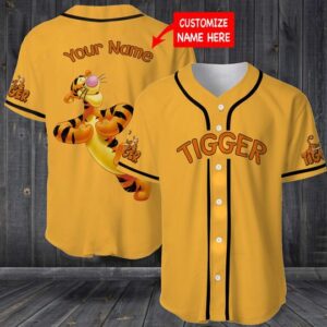 Tigger Baseball Jersey Custom Name