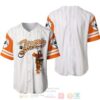 Tigger Tiger Winnie The Pooh All Over Print Pinstripe White Baseball Jersey