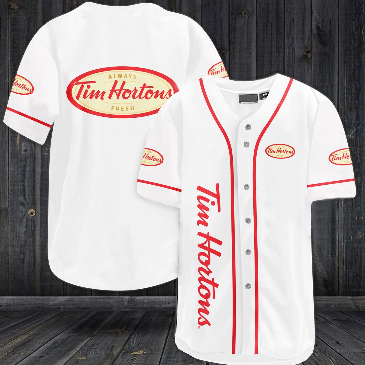 Tim Hortons Baseball Jersey Tim Hortons Baseball Jersey