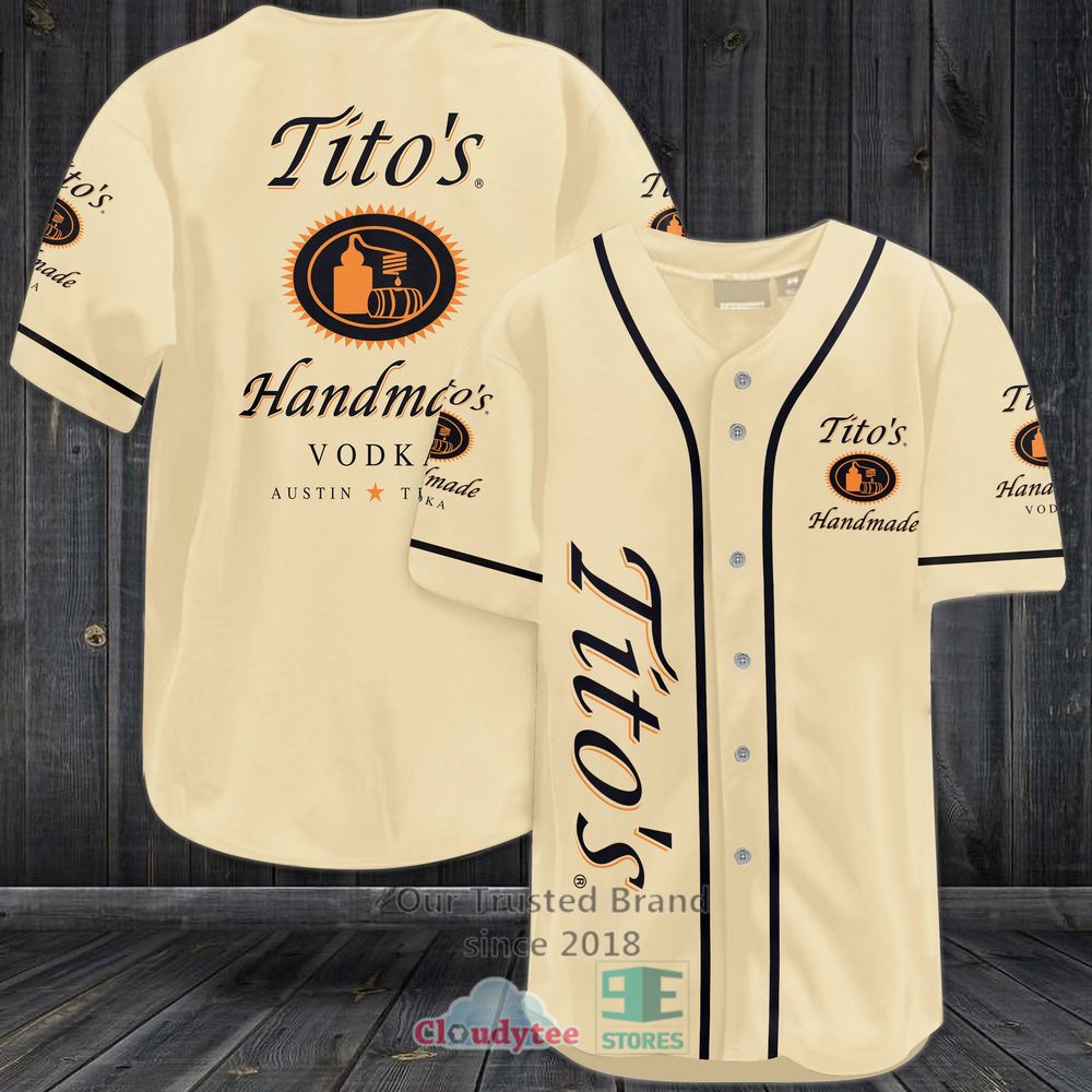 Tito’S Handmade Vodka Baseball Jersey Shirt Tito’S Handmade Vodka Baseball Jersey Shirt