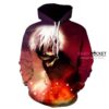 Tokyo Ghoul Ken Kaneki 3D Hoodie For Men Women All Over 3D Printed Hoodie � M - cf995bfb0572