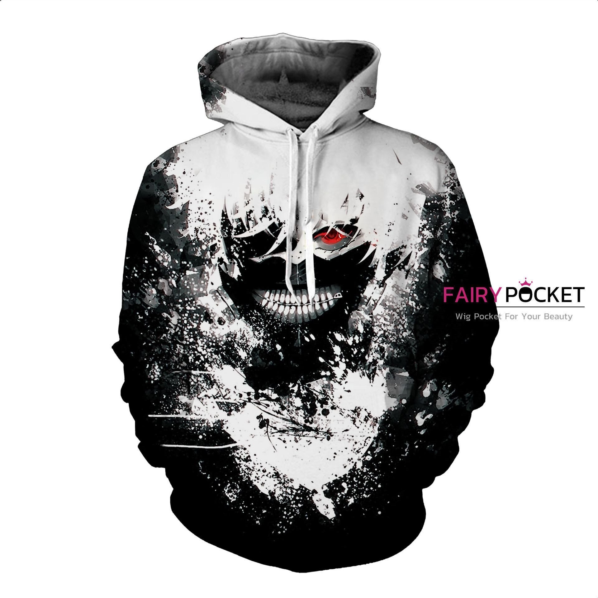 Tokyo Ghoul Ken Kaneki 3D Hoodie For Men Women All Over 3D Printed Hoodie � A - 0ad20c381f2a Tokyo Ghoul Ken Kaneki 3D Hoodie For Men Women All Over 3D Printed Hoodie � A - 0ad20c381f2a