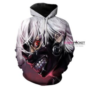 Tokyo Ghoul Ken Kaneki 3D Hoodie For Men Women All Over 3D Printed Hoodie ï¿½ C - ed3fed018e9c