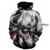 Tokyo Ghoul Ken Kaneki 3D Hoodie For Men Women All Over 3D Printed Hoodie � E - 7f3b335127b5