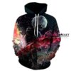 Tokyo Ghoul Ken Kaneki 3D Hoodie For Men Women All Over 3D Printed Hoodie ï¿½ F - a3ce09413eff