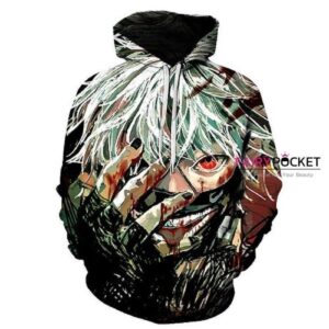 Tokyo Ghoul Ken Kaneki 3D Hoodie For Men Women All Over 3D Printed Hoodie ï¿½ L - f269ec7e4c5b