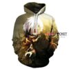 Tokyo Ghoul Ken Kaneki 3D Hoodie For Men Women All Over 3D Printed Hoodie � P - e3c555d8d64b