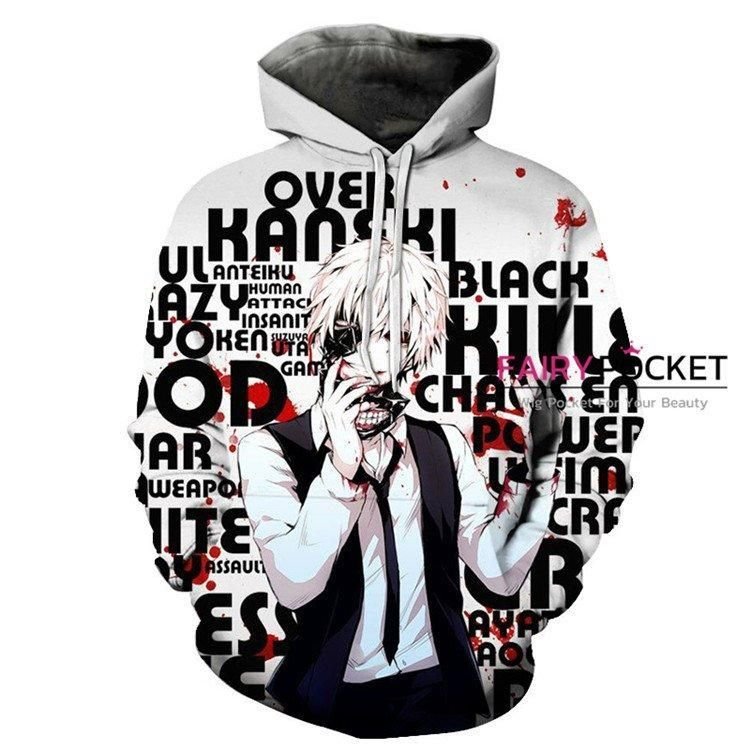 Tokyo Ghoul Ken Kaneki 3D Hoodie For Men Women All Over 3D Printed Hoodie � Q - ecb3a36a422f Tokyo Ghoul Ken Kaneki 3D Hoodie For Men Women All Over 3D Printed Hoodie � Q - ecb3a36a422f
