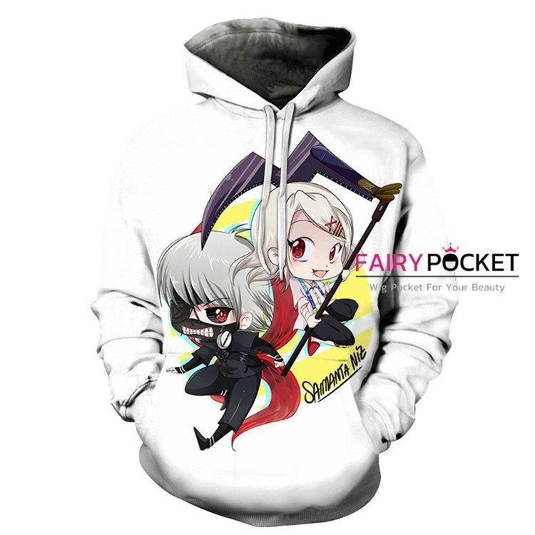 Tokyo Ghoul Ken Kaneki Juuzou Suzuya 3D Hoodie For Men Women All Over 3D Printed Hoodie � B - b152cde3c9a6 Tokyo Ghoul Ken Kaneki Juuzou Suzuya 3D Hoodie For Men Women All Over 3D Printed Hoodie � B - b152cde3c9a6