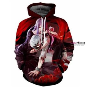 Tokyo Ghoul Ken Kaneki Rize Kamishiro 3D Hoodie For Men Women All Over 3D Printed Hoodie - 1b5b4e349b83