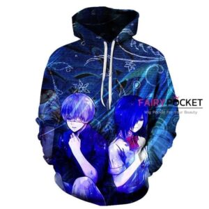 Tokyo Ghoul Ken Kaneki Touka Kirishima 3D Hoodie For Men Women All Over 3D Printed Hoodie ï¿½ B - 9aefde2f2aa0