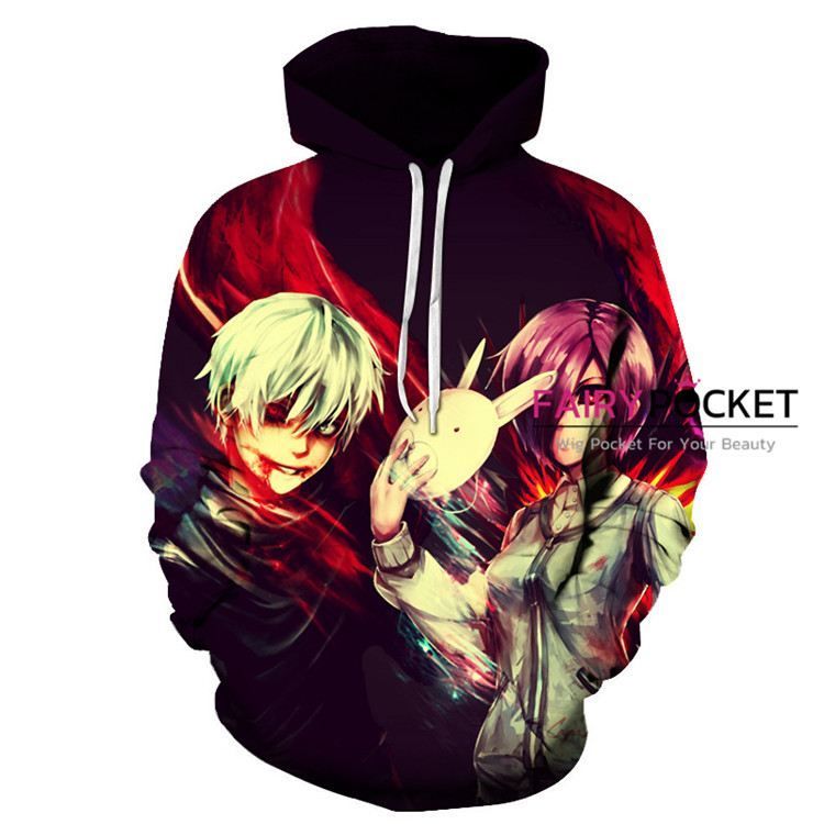 Tokyo Ghoul Ken Kaneki Touka Kirishima 3D Hoodie For Men Women All Over 3D Printed Hoodie � D - 52605e6bf16e Tokyo Ghoul Ken Kaneki Touka Kirishima 3D Hoodie For Men Women All Over 3D Printed Hoodie � D - 52605e6bf16e