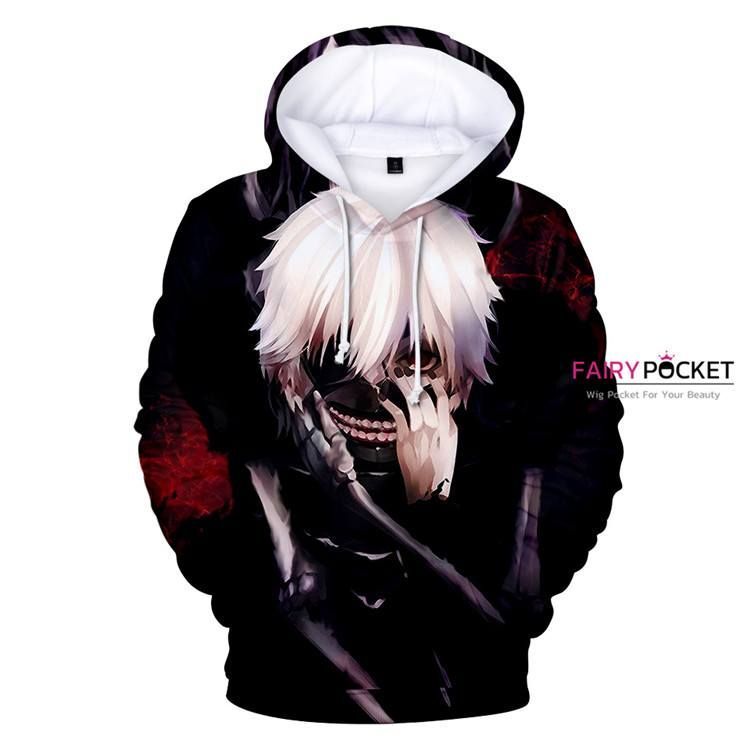 Tokyo Ghoul Ken Kaneki with Skeleton 3D Hoodie For Men Women All Over 3D Printed Hoodie - fa5ce4c693c2 Tokyo Ghoul Ken Kaneki with Skeleton 3D Hoodie For Men Women All Over 3D Printed Hoodie - fa5ce4c693c2