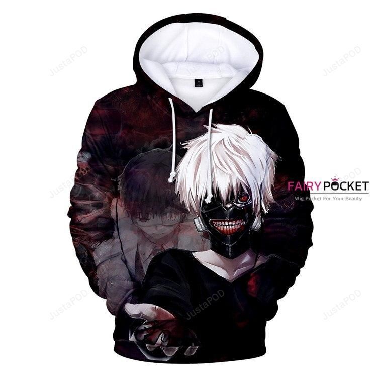 Tokyo Ghoul White-Hair Ken Kaneki 3D Hoodie For Men Women All Over 3D Printed Hoodie - 81bb633c411d Tokyo Ghoul White-Hair Ken Kaneki 3D Hoodie For Men Women All Over 3D Printed Hoodie - 81bb633c411d