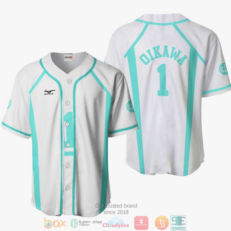 Tooru Oikawa 1 Haikyuu Baseball Jersey Shirt Tooru Oikawa 1 Haikyuu Baseball Jersey Shirt
