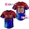 [Top-Selling] Custom Colorful Guns N Roses Rock Band All Over Print Baseball Jersey