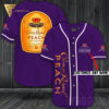 [Top-Selling] Custom Crown Royal Peach Full Printing Baseball Jersey Shirt