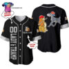 [Top-Selling] Custom Lady And The Tramp Dogs Disney Playing Baseball Full Printing Baseball Jersey