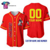 [Top-Selling] Custom Mickey Mouse Playing Baseball Full Printing Baseball Jersey