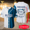 [Top-Selling] Custom Name Busch Light Full Printing Baseball Jersey Shirt