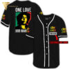 [Top-Selling] Custom One Love Bob Marley Full Printing Baseball Jersey Shirt