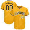 [Top-Selling] Custom Team Name Gold Black-White Full Printed Baseball Jersey