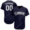 [Top-Selling] Custom Team Name Navy Blue White Full Printed Baseball Jersey- Maria