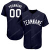 [Top-Selling] Custom Team Name Navy White Full Printed Baseball Jersey