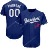 [Top-Selling] Custom Team Name Royal White And Red Full Printed Baseball Jersey- Maria