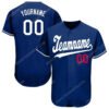 [Top-Selling] Custom Team Name Royal White-Red Baseball Jersey
