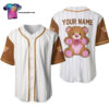[Top-Selling] Custom Teddy Bear Full Printing Baseball Jersey