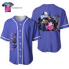 [Top-Selling] Disney Evil Villains Stripe All Over Print Baseball Jersey
