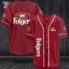 [Top-Selling] Folgers Coffee All Over Print Baseball Jersey