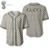 [Top-Selling] Gucci Classic Monogram Full Print Baseball Jersey
