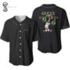 [Top-Selling] Gucci Mickey Mouse With Glasses Full Printed Baseball Jersey