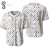 [Top-Selling] Louis Vuitton Multicolor Classic Logo Full Print Baseball Jersey