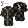 [Top-Selling] Louis Vuitton Paris Black All Over Printed Baseball Jersey