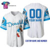 [Top-Selling] Personalized Donald Duck Playing Baseball Full Printing Baseball Jersey